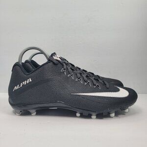 Nike Alpha Pro 2 TD Men's Black Football Cleats 719930 010 US Size 14